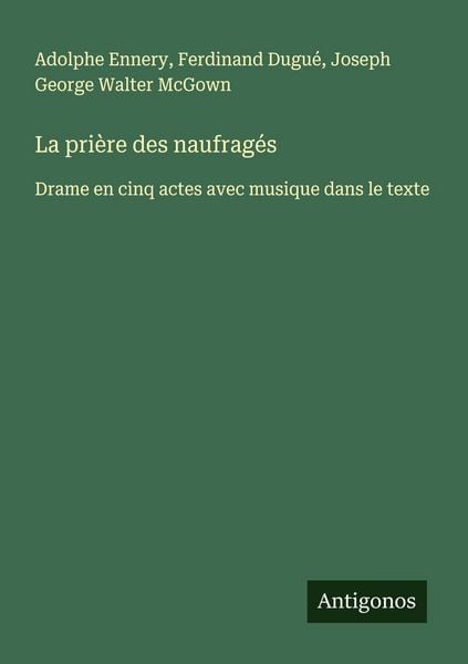 Produktbild: La pri&egrave;re des naufrag&eacute;s