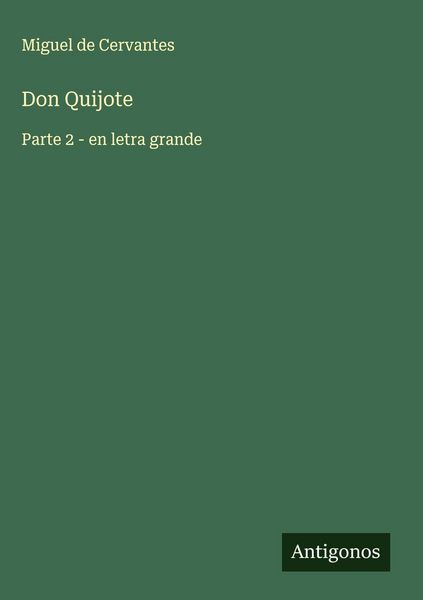 Produktbild: Don Quijote