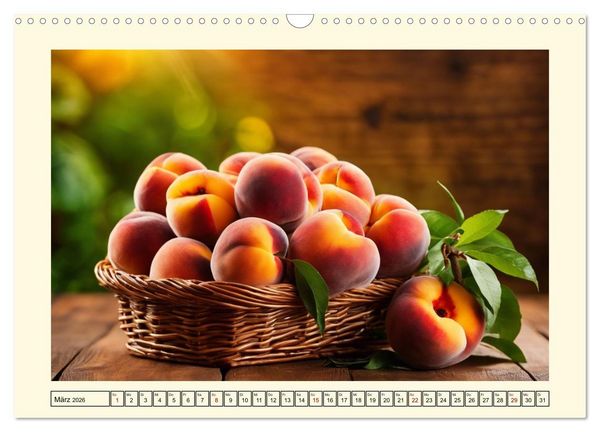 Produktbild: Gesundes frisches Obst (Wandkalender 2026 DIN A3 quer), CALVENDO Monatskalender