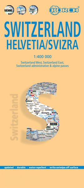 Produktbild: Switzerland, Schweiz, Borch Map