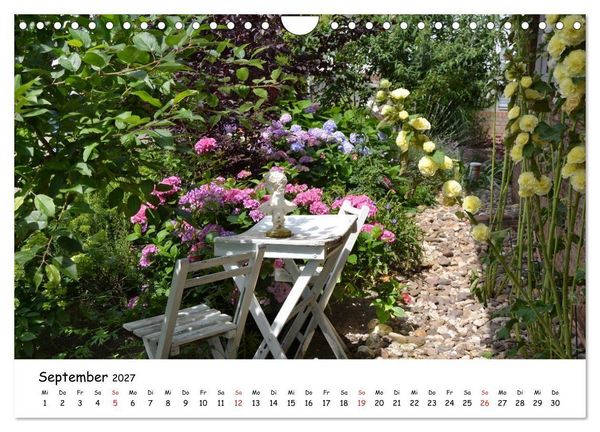 Produktbild: Mein Garten Eine Leidenschaft (Wandkalender 2027 DIN A4 quer), CALVENDO Monatskalender