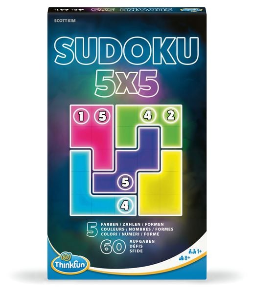 Produktbild: ThinkFun Sudoku 5x5 - Logikspiel ab 8 Jahre