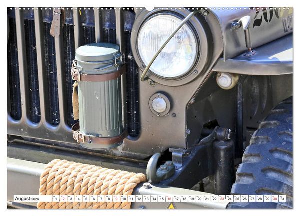 Produktbild: Willys Jeep im Detail vom Frankfurter Taxifahrer Petrus Bodenstaff (Wandkalender 2026 DIN A2 quer), CALVENDO Monatskalender