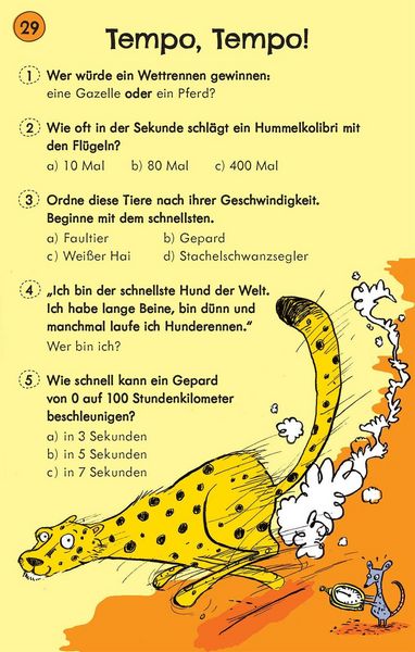 Produktbild: 50 Quiz-Karten: R&auml;tsel aus der Tierwelt
