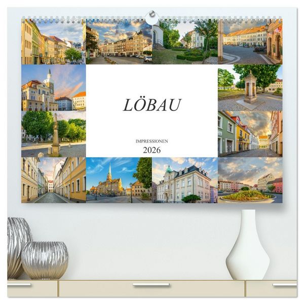 Produktbild: L&ouml;bau Impressionen (hochwertiger Premium Wandkalender 2026 DIN A2 quer), Kunstdruck in Hochglanz