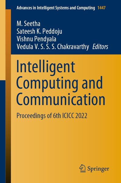 Produktbild: Intelligent Computing and Communication