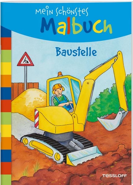 Produktbild: Mein sch&ouml;nstes Malbuch. Baustelle