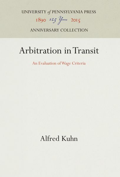 Produktbild: Arbitration in Transit