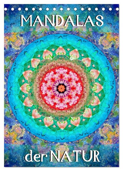 Produktbild: MANDALAS der Natur (Tischkalender 2026 DIN A5 hoch), CALVENDO Monatskalender