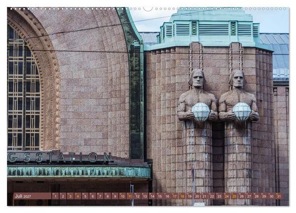 Produktbild: Helsinki klassisch bis modern (Wandkalender 2027 DIN A2 quer), CALVENDO Monatskalender