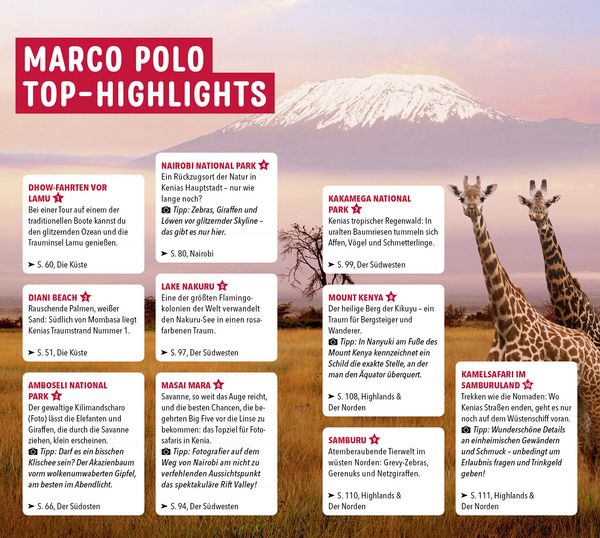 Produktbild: MARCO POLO Reisef&uuml;hrer Kenia