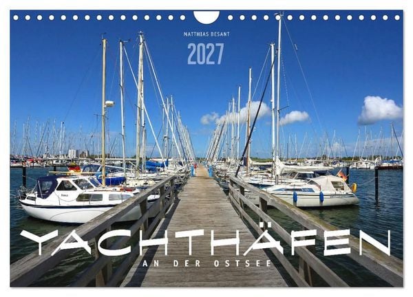 Produktbild: YACHTH&Auml;FEN AN DER OSTSEE (Wandkalender 2027 DIN A4 quer), CALVENDO Monatskalender