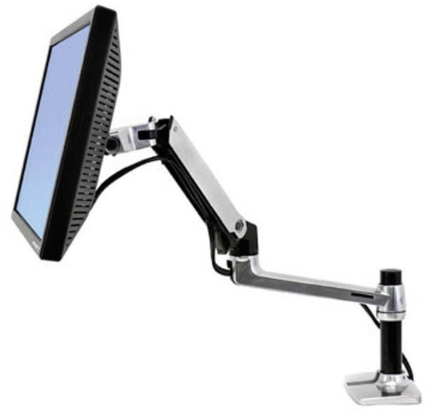 Ergotron LX Arm Desk Mount 1fach Monitor-Tischhalterung 38,1 cm (15') - 86,4 cm (34') Aluminium Höhenverstellbar, Neigba