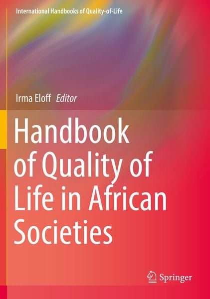 Produktbild: Handbook of Quality of Life in African Societies