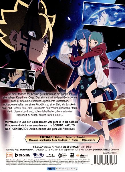 Produktbild: Boruto: Naruto Next Generations - Volume 17 (Ep. 274-293) [3 BRs]