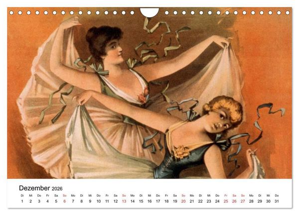 Produktbild: Vintage-Poster aus Theater, Film und Werbung (Wandkalender 2026 DIN A4 quer), CALVENDO Monatskalender
