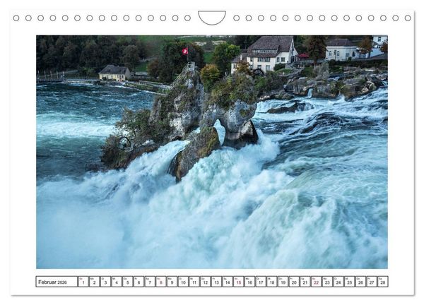 Produktbild: Rheinfall in Schaffhausen - Ein Naturschauspiel (Wandkalender 2026 DIN A4 quer), CALVENDO Monatskalender