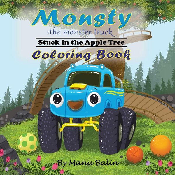 Produktbild: Monsty the Monster Truck Stuck In the Apple Tree Coloring Book
