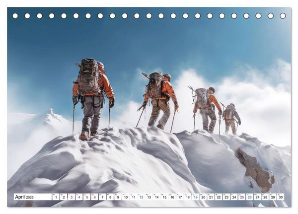 Produktbild: Imposante Bergwelt (Tischkalender 2026 DIN A5 quer), CALVENDO Monatskalender