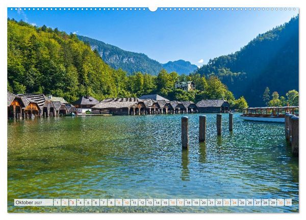 Produktbild: Berchtesgadener Land - Welt der Berge und Seen (Wandkalender 2027 DIN A2 quer), CALVENDO Monatskalender