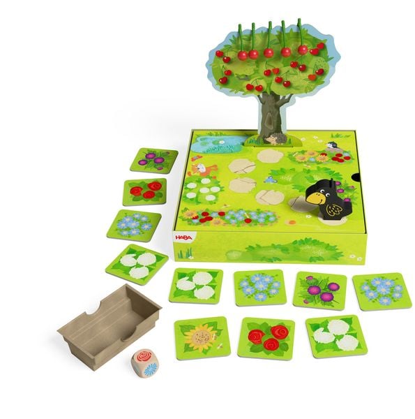 Produktbild: HABA 2013839001 - Obstg&auml;rtchen, Die Kirschenernte, W&uuml;rfelspiel