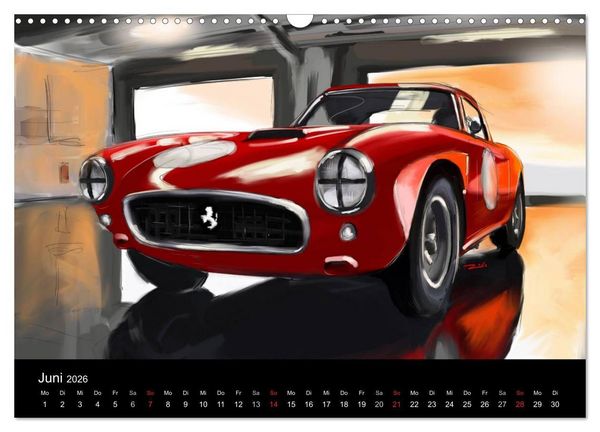 Produktbild: Classic Car Art by Reinhold Art&acute;s (Wandkalender 2026 DIN A3 quer), CALVENDO Monatskalender