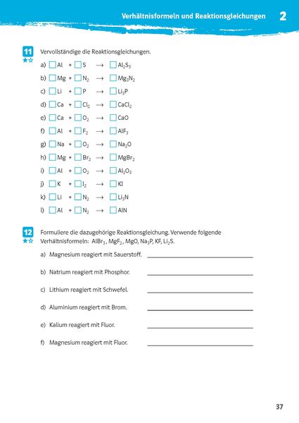 Produktbild: Klett 10-Minuten-Training Chemie - Rechnen in Chemie 7.-10. Klasse