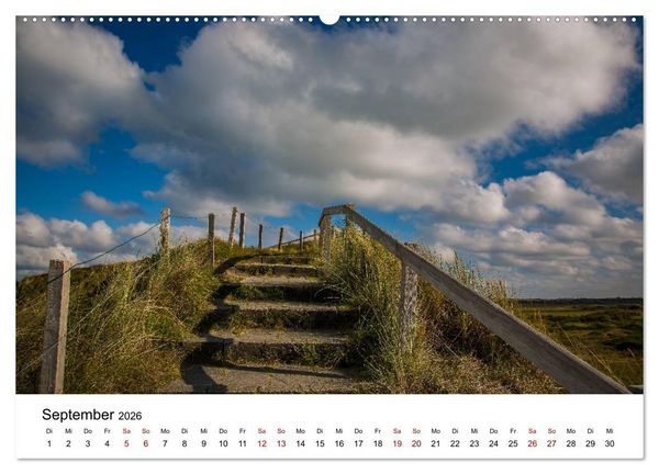 Produktbild: Langeoog &ndash; Ein Herbst auf der Insel des Lebens (Wandkalender 2026 DIN A2 quer), CALVENDO Monatskalender