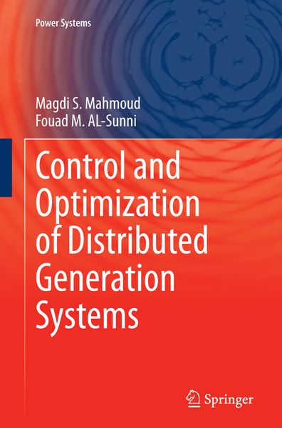 Produktbild: Control and Optimization of Distributed Generation Systems