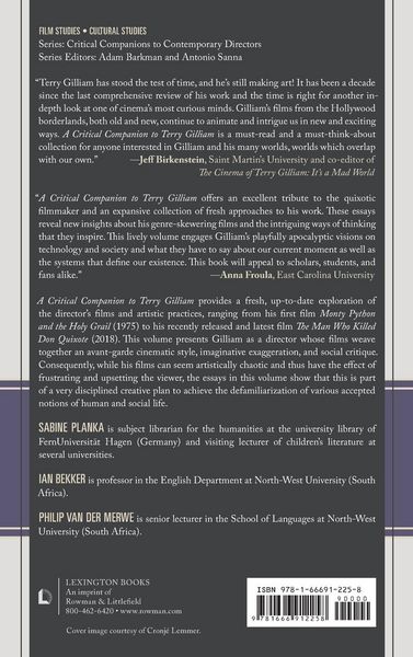 Produktbild: Critical Companion to Terry Gilliam