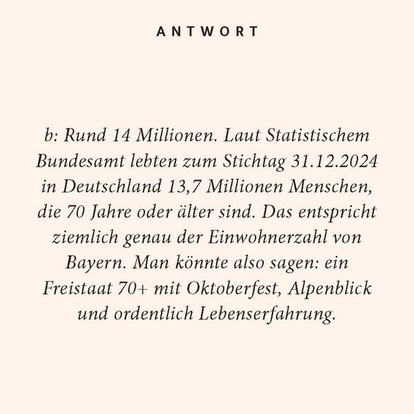 Produktbild: 70. Geburtstag. Das Quiz
