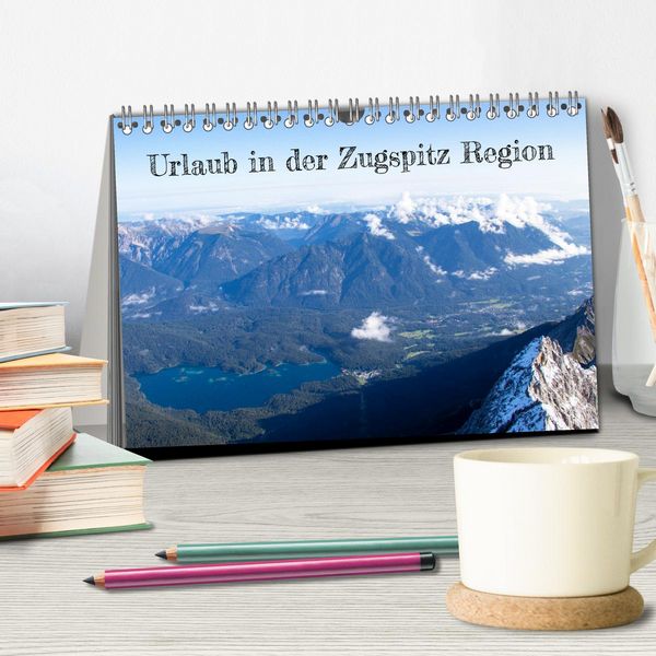 Produktbild: Urlaub in der Zugspitz Region (Tischkalender 2026 DIN A5 quer), CALVENDO Monatskalender