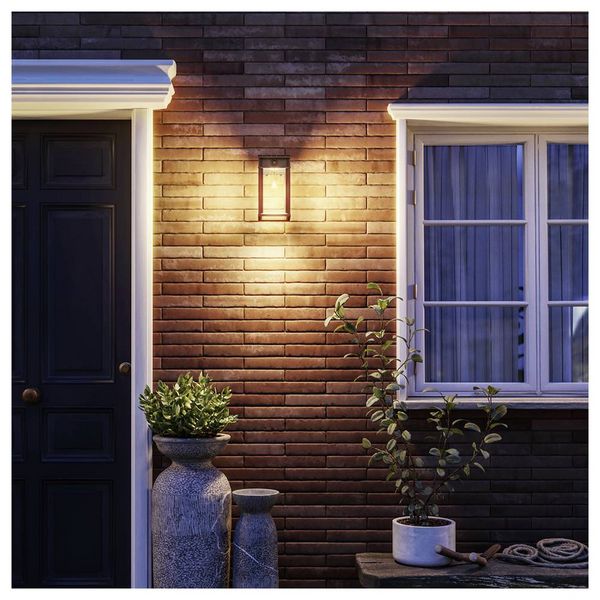 Produktbild: Philips LED Geri 929004632601 Solar-Au&szlig;enwandleuchte mit Bewegungsmelder LED 3.2W Schwarz