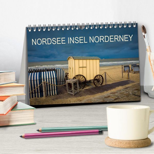 Produktbild: Nordsee Insel Norderney (Tischkalender 2026 DIN A5 quer), CALVENDO Monatskalender