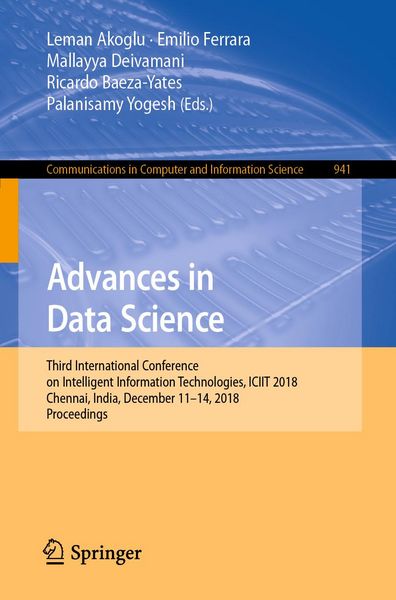 Produktbild: Advances in Data Science