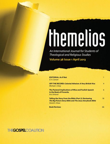 Produktbild: Themelios, Volume 38, Issue 1