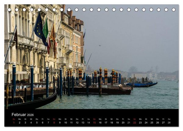Produktbild: Venedig - la Serenissima (Tischkalender 2026 DIN A5 quer), CALVENDO Monatskalender