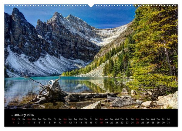 Produktbild: Western Canada (High Quality Premium Wall Calendar 2026 DIN A2 landscape),CALVENDO 12 Month Wall Calendar