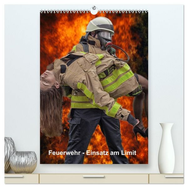 Produktbild: Feuerwehr - Einsatz am Limit (hochwertiger Premium Wandkalender 2026 DIN A2 hoch), Kunstdruck in Hochglanz