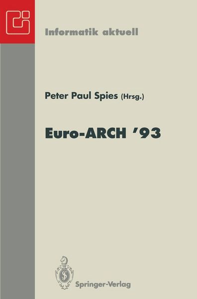 Produktbild: Europ&auml;ischer Informatik Kongre&szlig; Architektur von Rechensystemen Euro-ARCH '93