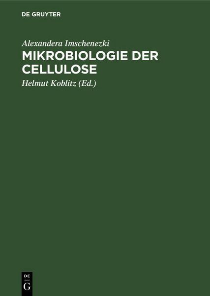Produktbild: Mikrobiologie der Cellulose