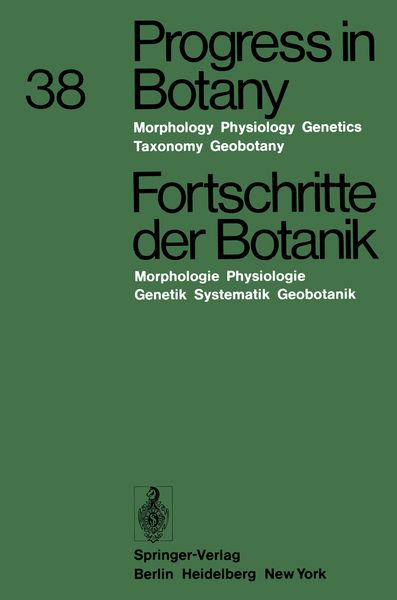 Produktbild: Progress in Botany / Fortschritte der Botanik