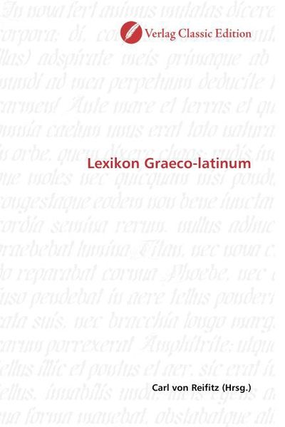 Produktbild: Lexikon Graeco-latinum