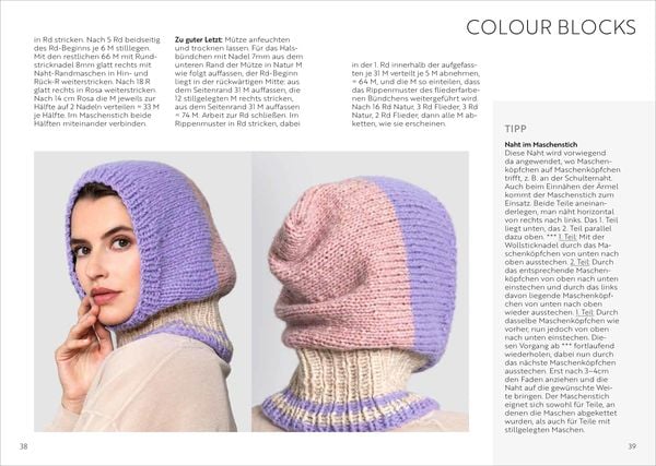 Produktbild: Balaclava M&uuml;tzen stricken und h&auml;keln