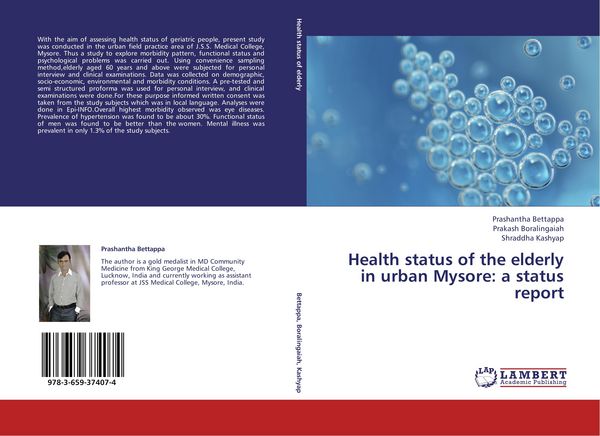 Produktbild: Health status of the elderly in urban Mysore: a status report