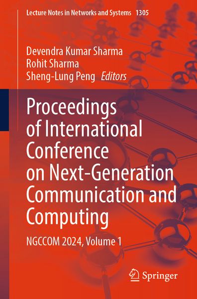 Produktbild: Proceedings of International Conference on Next-Generation Communication and Computing