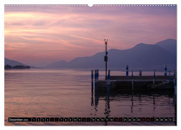 Produktbild: Romantischer Lago d'Iseo (Wandkalender 2026 DIN A2 quer), CALVENDO Monatskalender