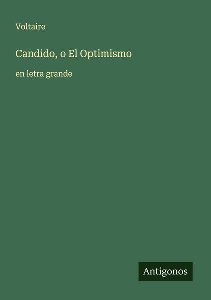 Produktbild: Candido, o El Optimismo