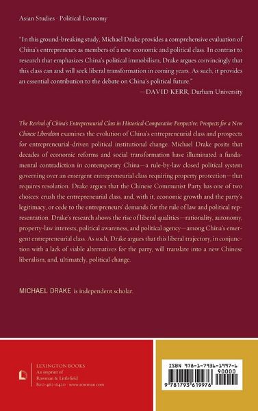 Produktbild: Revival of China's Entrepreneurial Class in Historical-Comparative Perspective