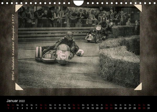 Produktbild: Klassik Motorsport Action (Wandkalender 2022 DIN A4 quer)